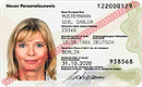 Foto: Ein Musterpersonalausweis