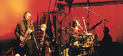 Foto: Jan Garbarek mit seiner Band auf der B&uuml;hne im Kurhaus