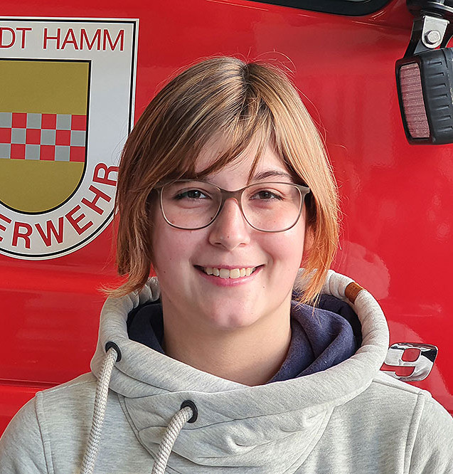 Auszubildende im Beruf Notfallsanitäterin, Nathalie Wösthoff