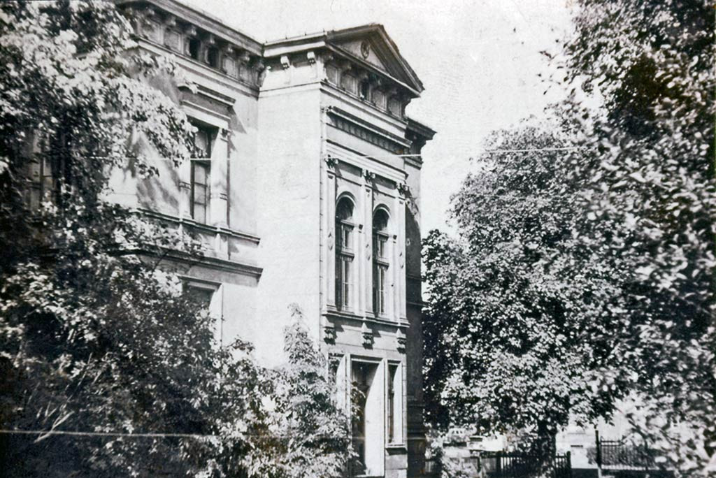 Historische Aufnahme der Villa Schulze-Pelkum auf der Hofstelle an der Kamener Straße