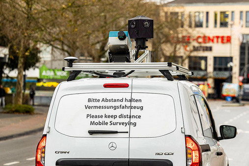 Fahrzeug der Hansa Luftbild Mobile Mapping GmbH 