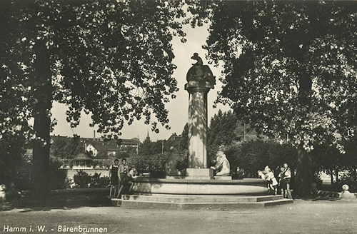 Der Bärenbrunnen in den 50er Jahren