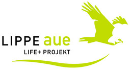 Bild zeigt das Logo des LIFEplus Projektes Lippeaue