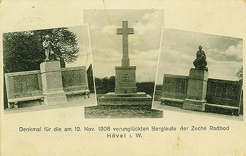 Denkmal für die verunglückten Bergleute des Bildhauers Ernst Müller-Braunschweig