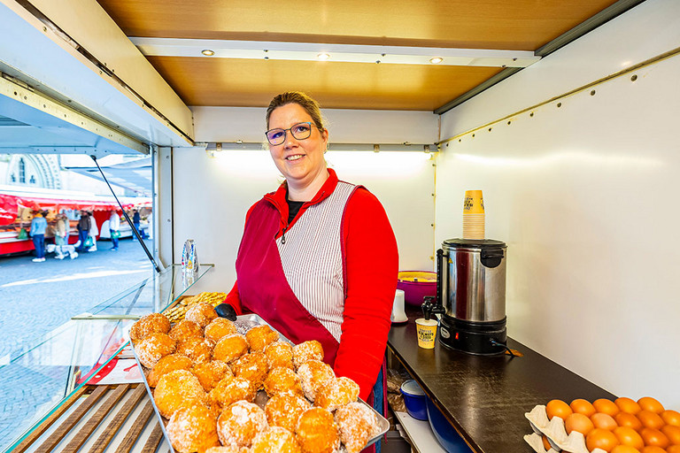 Waffel Sielhorst auf dem Wochenmarkt