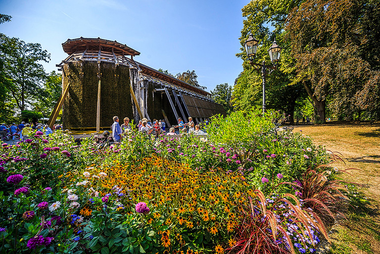 Das Gradierwerk im Kurpark