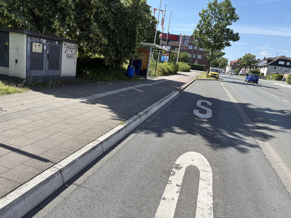 Barrierefreie Haltestelle