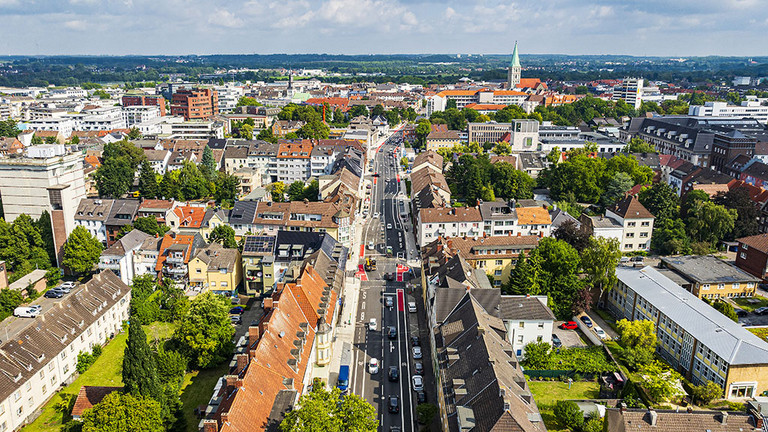 Luftbild Goethestraße