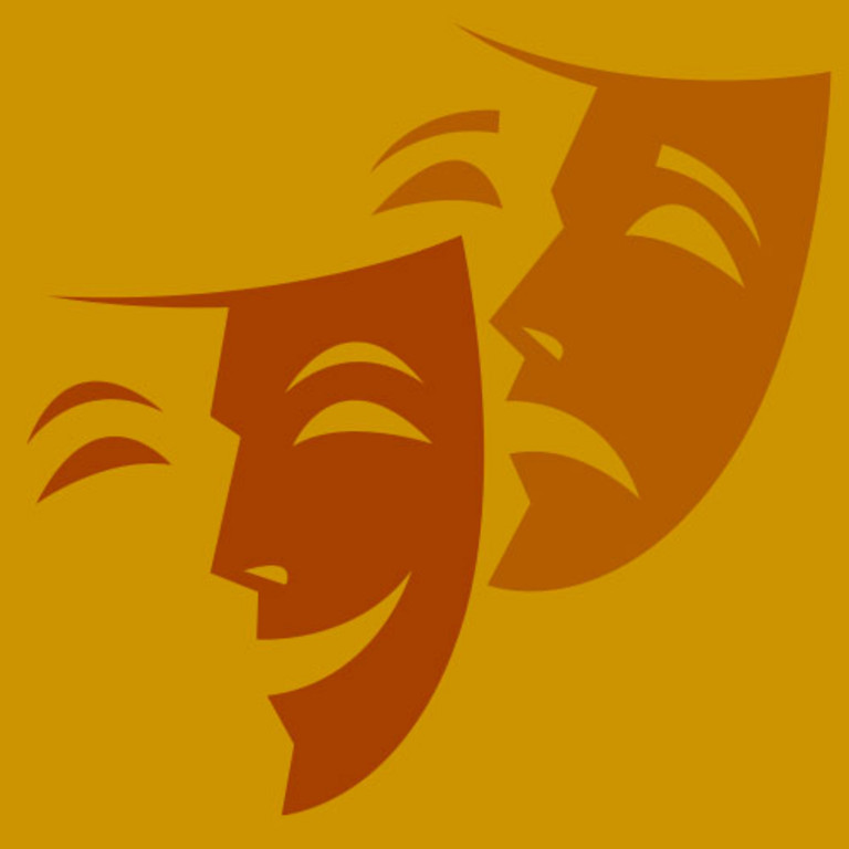 gezeichnete Masken