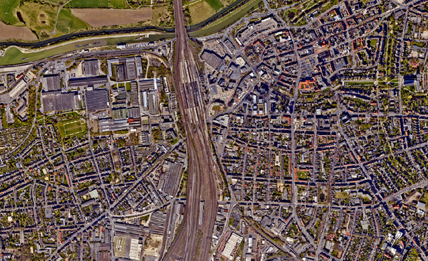 Ausschnitt aus dem Stadtplan- und Luftbildatlas