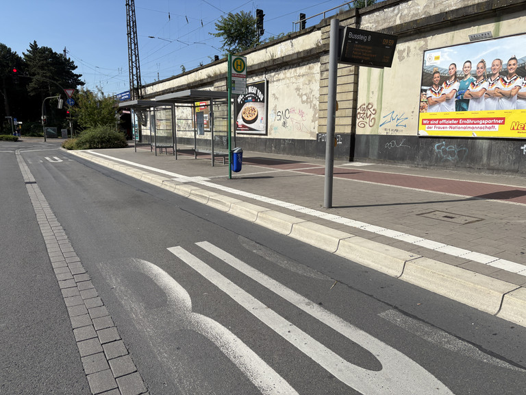 Barrierefreie Haltestelle