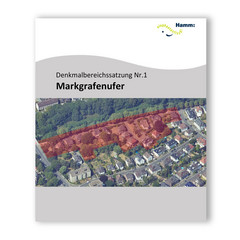 Titelbild der Denkmalbereichssatzung Nr. 1 Markgrafenufer