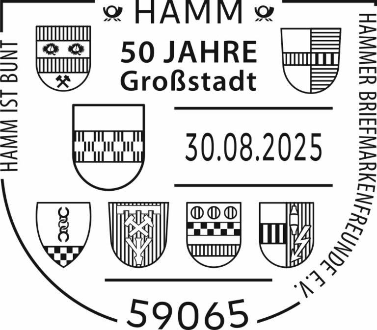 Sonderstempel Großstadt Hamm