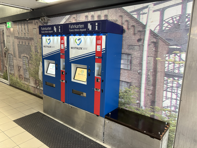 Fahrkartenautomat in Hauptbahnhof
