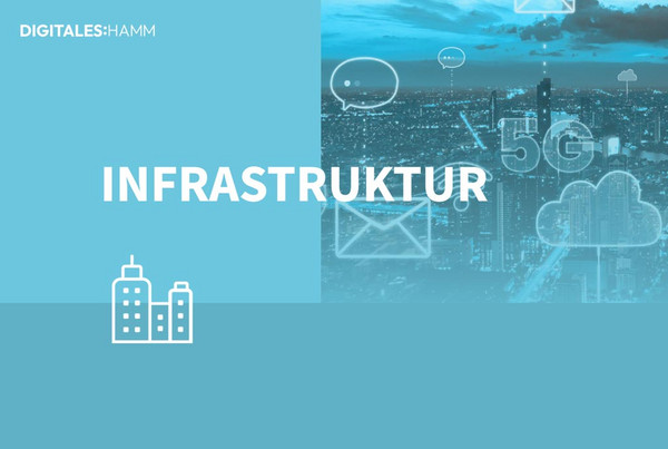 Screenshot des Bereichs ''Infrastruktur" aus der Internetseite ''https://digitaleshamm.de'' 