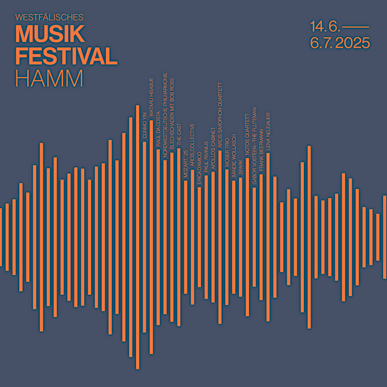Ausschnitt aus dem Titel des Westfälischen Musikfestivals Hamm