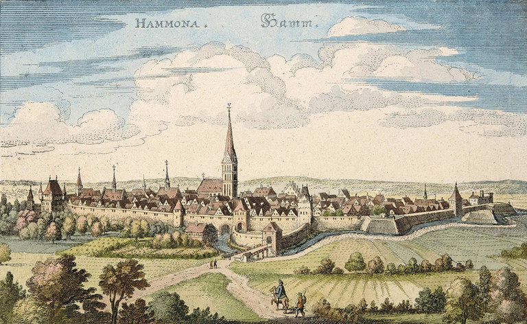 Historische Karte: Ansicht Hammona