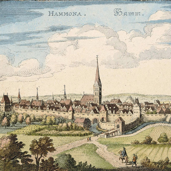 Historische Karte: Ansicht Hammona