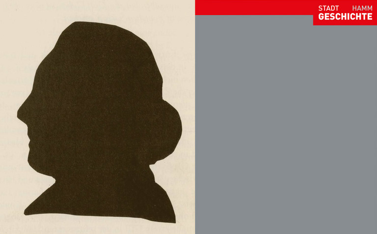 Scherenschnitt von Johann Bernhard Stuniken 