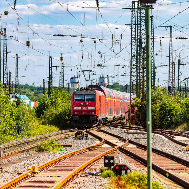 Güterzug der Deutschen Bahn