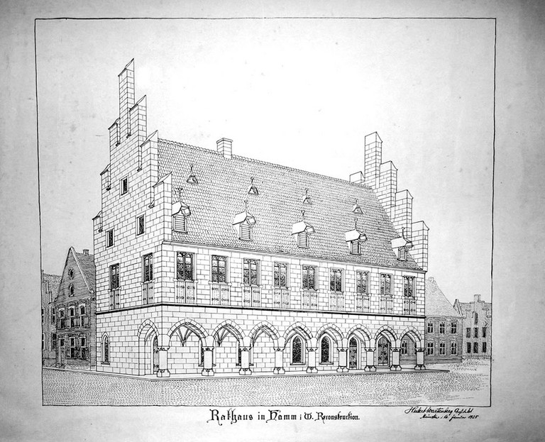 Altes Rathaus am Marktplatz, Rekonstruktion um 1925