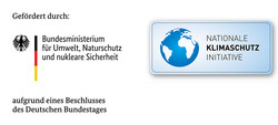 Logos Bundesministerium für Umwelt, Naturschutz und nukleare Sicherheit und Nationale Klimaschutz Initiative