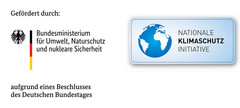 Logos Bundesministerium für Umwelt, Naturschutz und nukleare Sicherheit und Nationale Klimaschutz Initiative