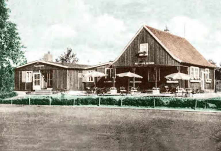 Die Tankstelle Rhynern-Süd, Anfang der 1950er Jahre Die Tankstelle Rhynern-Süd, Anfang der 1950er Jahre
