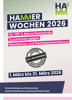 Plakat zur Woche gegen Rassismus