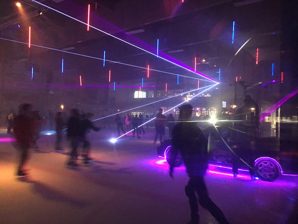 Disco in der Eishalle