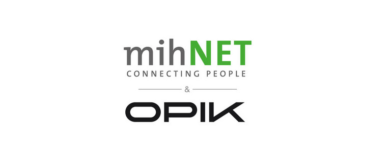  Doppel-Logo mihNET und OPIK