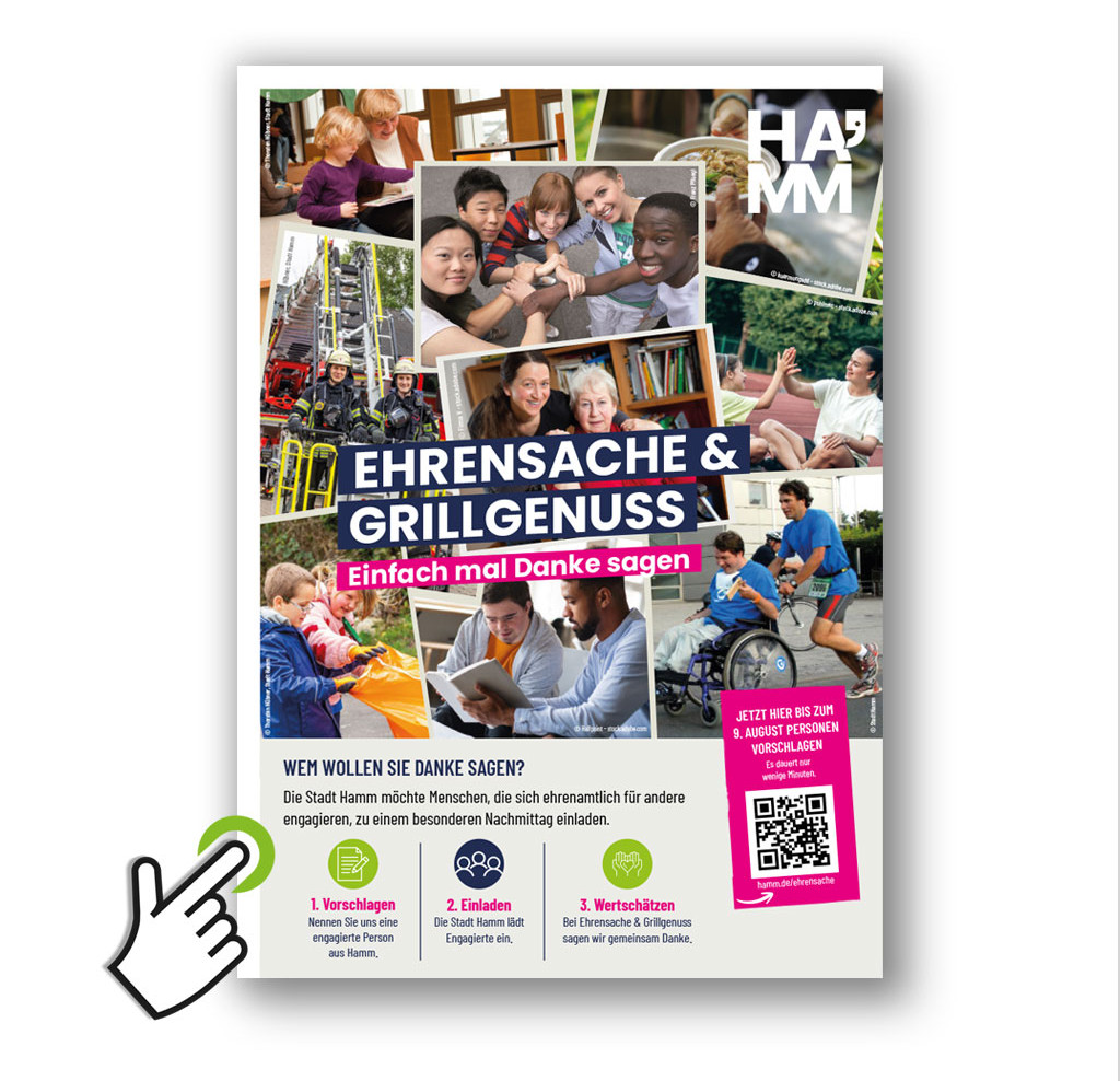 Plakat zum Ehrenamtsfest 2026