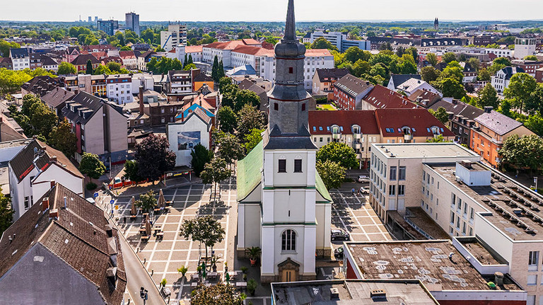 Luftbild Martin-Luther-Platz