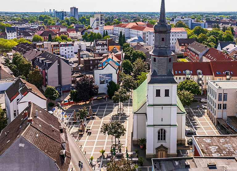 Luftbild Martin-Luther-Platz