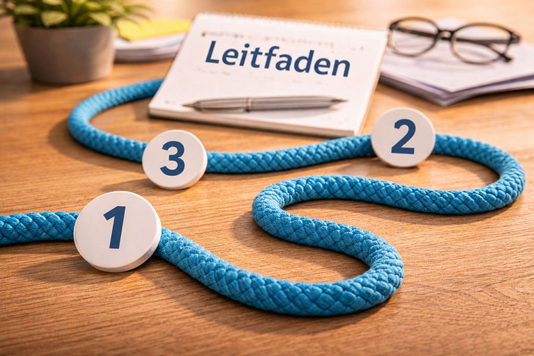 Sinnbild zum Thema Leitfaden