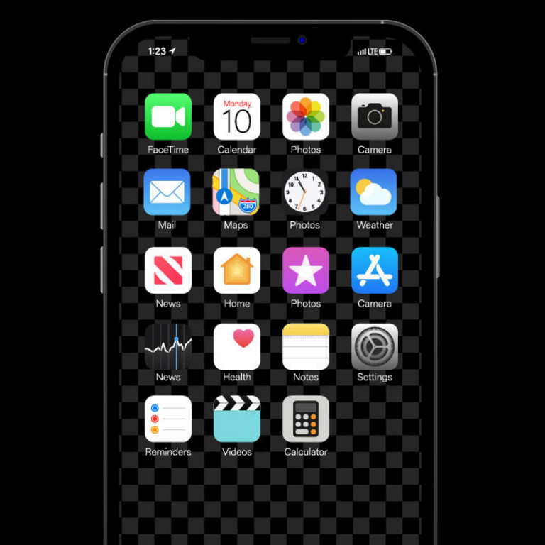 iPhone Startbildschirm