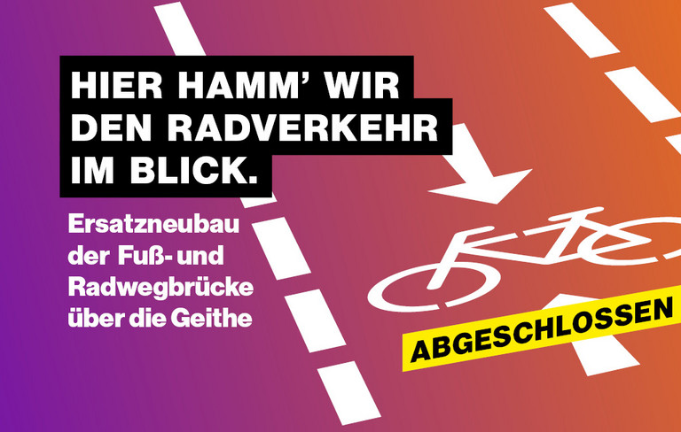 Teaser-Bild Hier Hamm' wir den Radverkehr im Blick