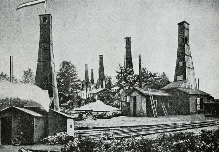 Historische Aufnahme von Soletürmen in Werries