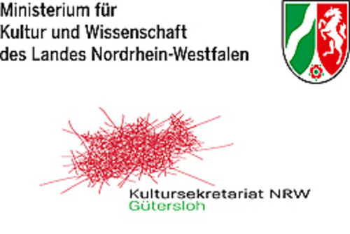 Logo des Landes NRW für Kultur und Wissenschaft in Verbindung mit dem Logo des Kultursekretariates Gütersloh