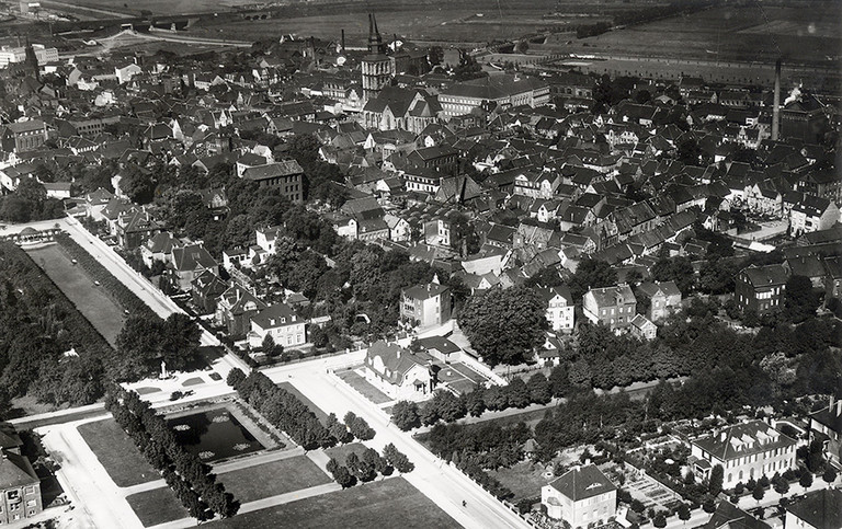 Luftbild des Ostrings, 1930 Luftbild des Ostrings, 1930