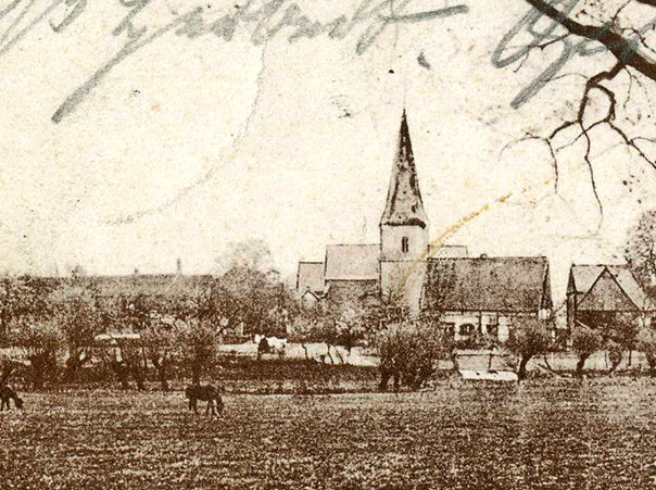 Blick auf das Dorf Mark um 1914