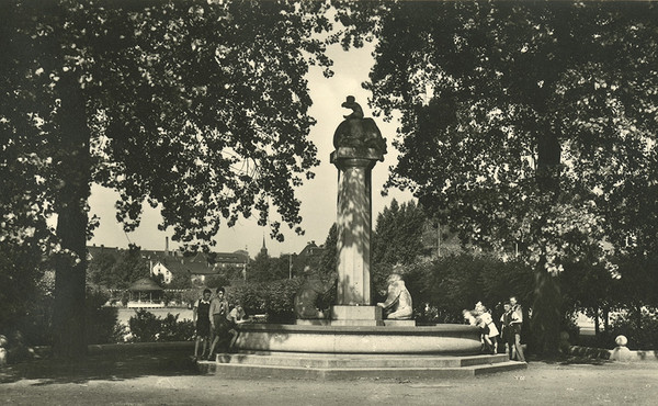 Der Bärenbrunnen in den 50er Jahren