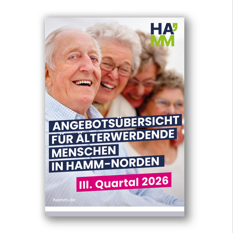 Titelbild des Programmheftes zu den Veranstaltungen f&uuml;r Senioren im Bezirk Hamm-Norden