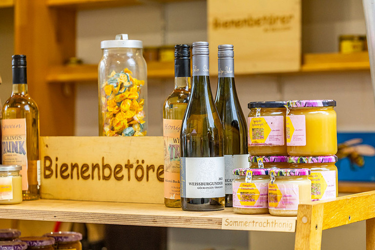 Imkerei Beckmannshof (Mr. Bien) auf dem Wochenmarkt