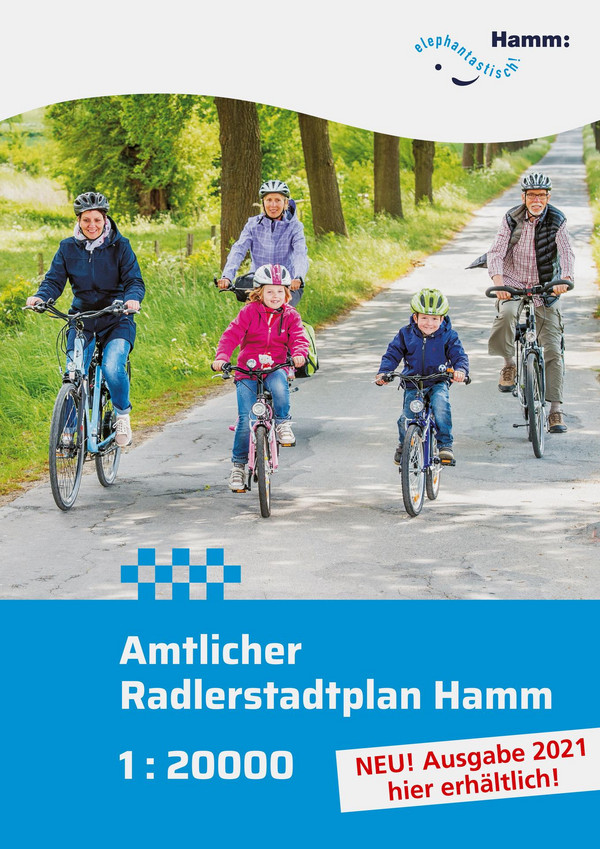 Plakat Radlerstadtplan 2021