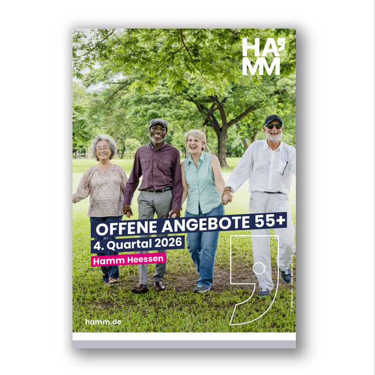 Titelbild des Programmheftes zu den Veranstaltungen f&uuml;r Senioren im Bezirk Heessen