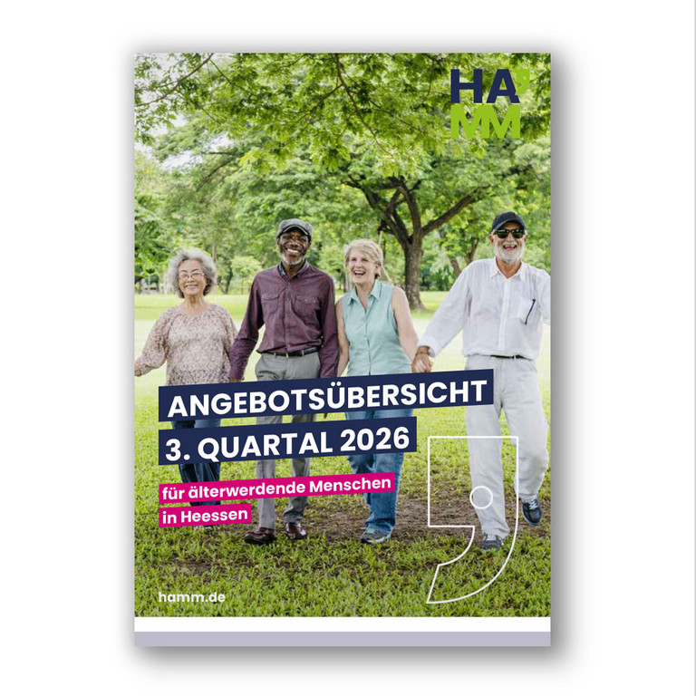 Titelbild des Programmheftes zu den Veranstaltungen f&uuml;r Senioren im Bezirk Heessen