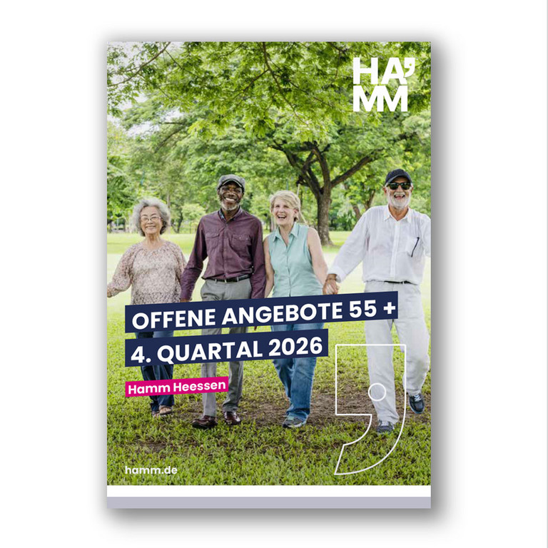 Titelbild des Programmheftes zu den Veranstaltungen f&uuml;r Senioren im Bezirk Heessen