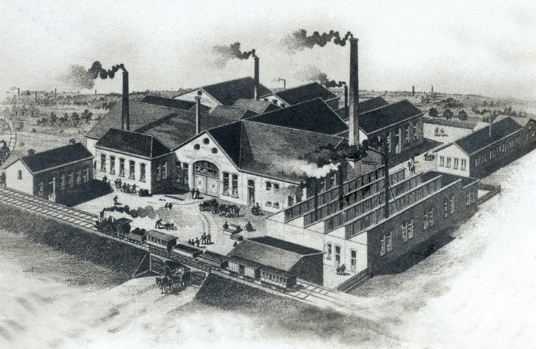 Historische Ansicht der Nordener H&uuml;tte um 1898
