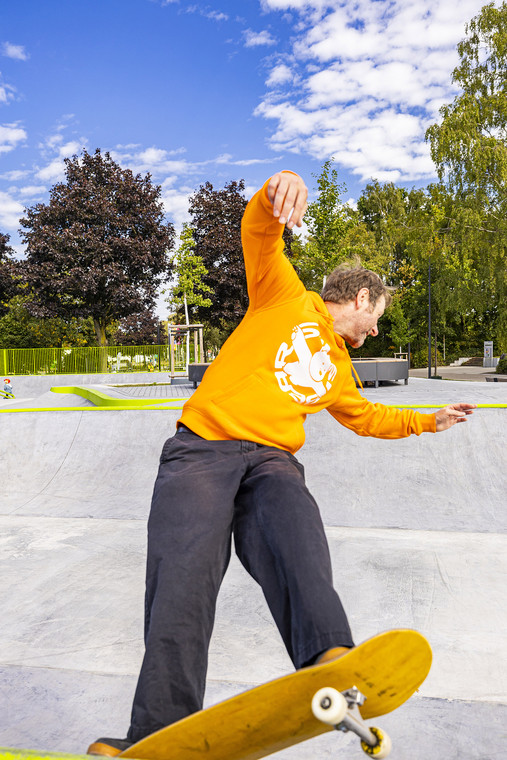 Bild zeigt Skater in der neuen Sportachse Werries